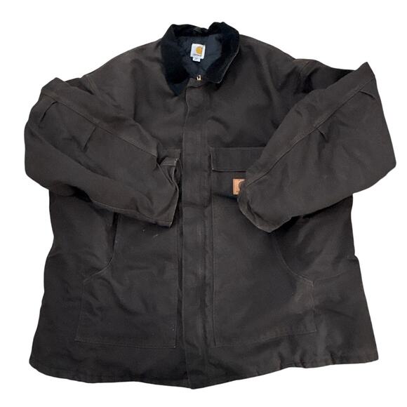 Carhartt Brown Duck Work Jacket 4X Tall